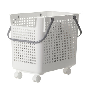 懒角落脏衣篓家用卫生间放脏衣服收纳筐带轮浴室换洗衣篮子置物架