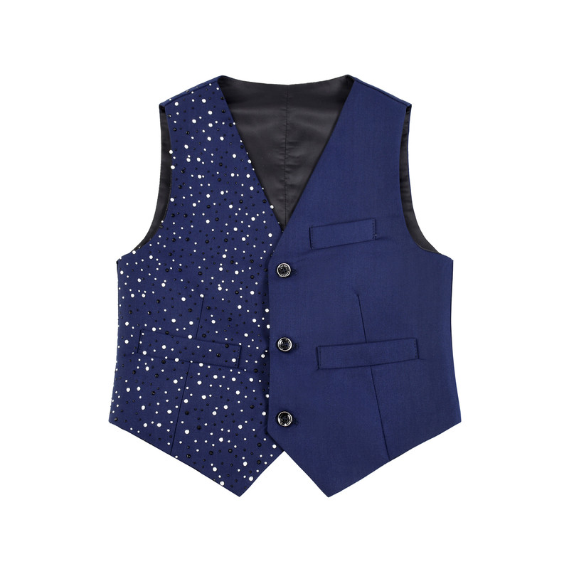 男童马甲礼服套装帅气主持演出服