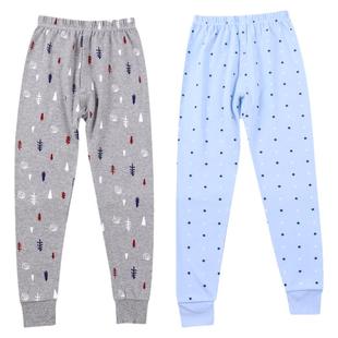 猫人男童秋裤纯棉大童线裤儿童打底男孩全棉毛裤青少年初中生睡裤