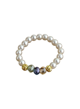 2025新款S925纯银彩珠食指戒