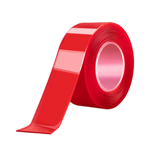 婚房布置无痕胶不伤墙美纹纸双面胶透明胶带高粘度强力纳米双面胶布基胶带结婚胶贴喜字红色点点胶胶贴无痕贴