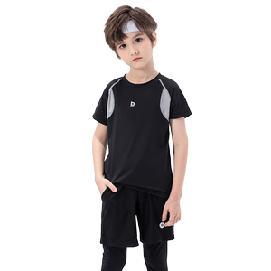 男童T恤夏季薄款运动上衣训练服