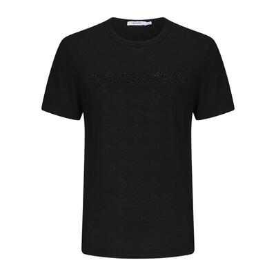 宾度男士春夏速干BV徽标短袖T恤