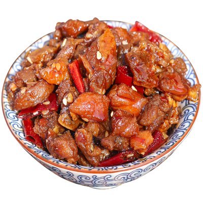 小煎鸭肉块,麻辣鲜香,追剧下酒好
