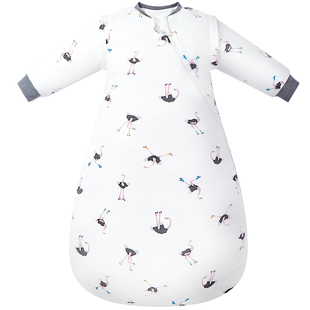 Nest Designs婴儿睡袋春秋纯棉夹棉儿童可拆袖一体式宝宝防踢被