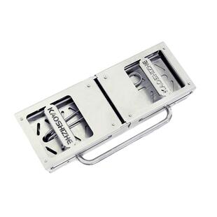 烤食者机械折叠滑轨烧烤炉家用便携式烤串炉子304不锈钢加厚烤架