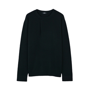 GOBI戈壁秋冬圆领盘扣男士纯羊绒毛衣针织衫上衣MK0265