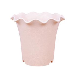 荷叶边花盆家用绿植室内盆栽多肉绿植鲜花塑料中天广源彩色荷叶边