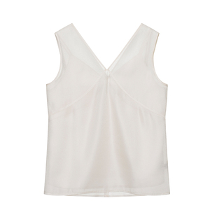 loeuvre郑丽媛同款欧根纱V领无袖吊带背心套装26春新品女SW6SB614