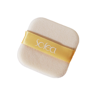 Sofea/霞飞植绒粉扑柔软亲肤均匀取粉上妆自然不厚重轻薄耐用