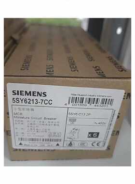 议价5SY6213-7CC西门子5SY小型断路器400V 6kA,2 极,C,13A 5SY621