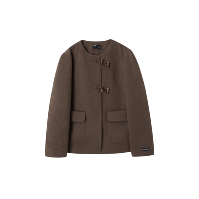 时然大码韩系高级感大衣