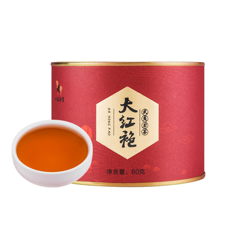 八马茶业大红袍自饮小圆罐装50克