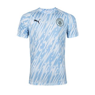 小李子PUMA彪马曼城运动舒适透气训练服成人短袖男782167 10