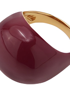 RCRetroChic星月圆形红色戒