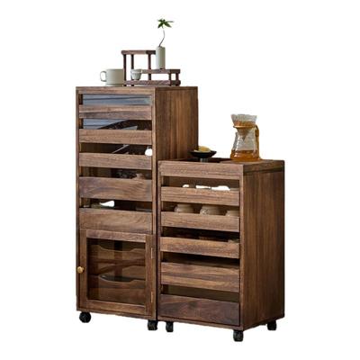 实木中古柜牙科柜储物柜茶具柜