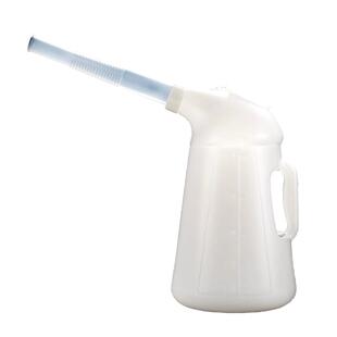 加厚大号长嘴机油壶车船摩托润滑塑料注加油壶带刻度带盖机油壶