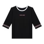 白色七分袖t恤女2026新款夏季爆款宽松显瘦中袖上衣洋气半袖体恤