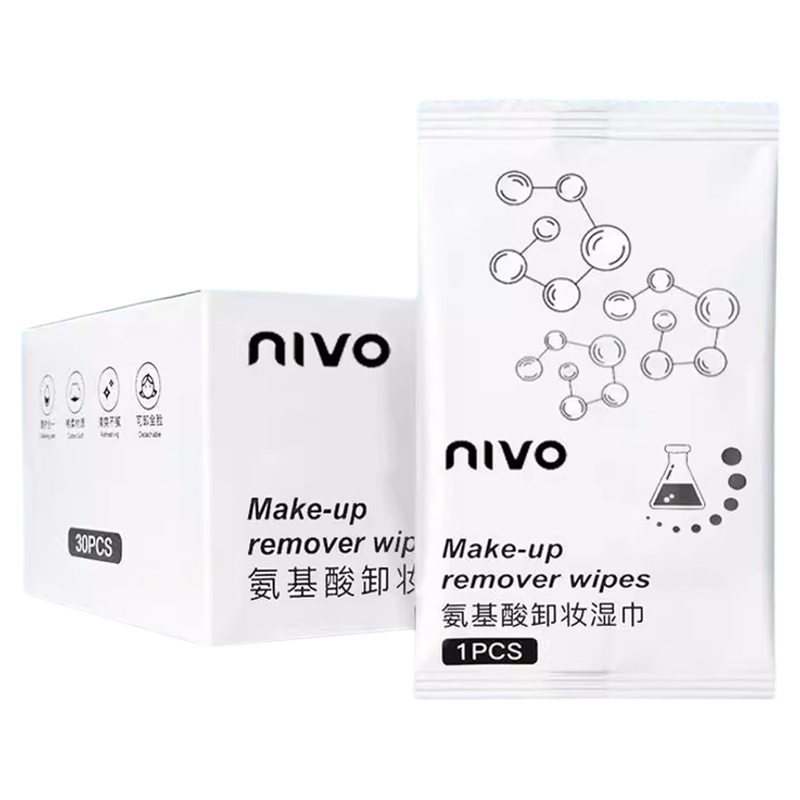 氨基酸卸妆棉湿巾独立装卸妆补水