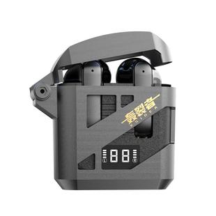 时尚酷炫无线耳机蓝牙6.0超重低音炮半入耳超大电量运动游戏耳塞