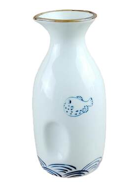 日式陶瓷清酒壶二两小酒杯酒具