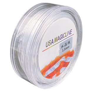 水晶弹力线文玩线圆形透明皮筋线串珠绳文玩金刚菩提子佛珠手链线