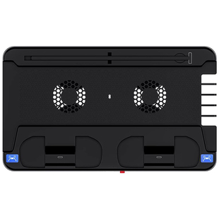 PS5主机多功能散热支架PS4风扇散热底座playstation周边游戏主机双手柄充电座PRO桌面收纳架SLIM直立散热充电