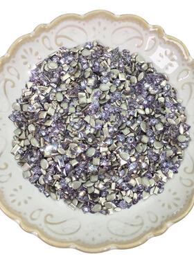 SUNLEAD平底倒边变蓝色锆石美甲