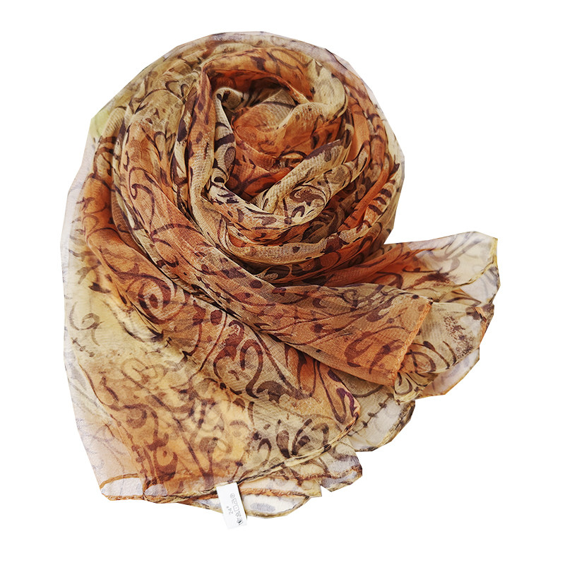 2025新款杭州真丝丝巾女妈妈桑蚕丝围巾高档时尚百搭轻薄透气纱巾