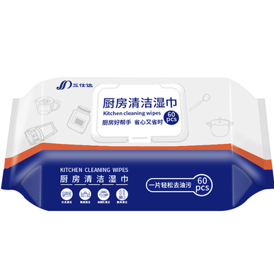 去油去污厨房湿巾三仕达