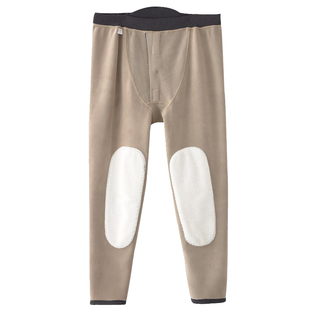 特大码男士保暖裤加绒加厚羊毛宽松加肥高腰护膝护腰棉裤330斤冬