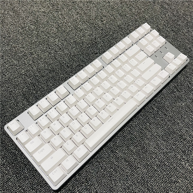 凡酷三代f87机械键盘usb键线分离白光高特插拔青茶黑红轴吸磁上盖