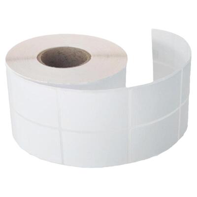 特惠双排标签纸40X75条码纸 服装吊牌粘纸EZ1100 RT700 730I贴纸