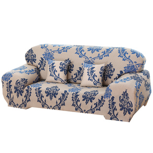 老式三人皮沙发套罩全包欧式四季款布艺定制一二三组梳化现代简约