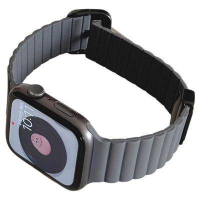 表带S10深灰色金属磁吸尼龙硅胶