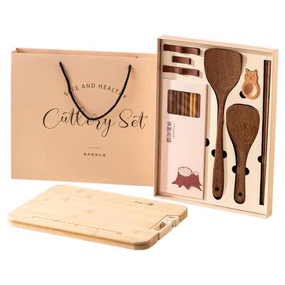 onlycook天然木筷礼盒包装送礼