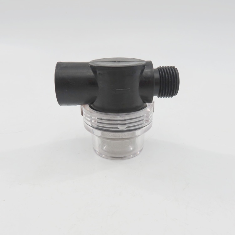 一寸40目前置过滤器 pc透明杯防爆过滤器 灌溉自来水过滤配件