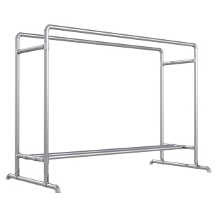 挂肉架子落地家用晒猪肉腊肉烤鸭香肠火腿牛羊熏肉钢管户外晾肉架