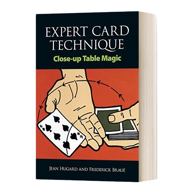 英文原版 Expert Card Technique 专家卡牌技术 特写桌面魔术 英文版 进口英语原版书籍
