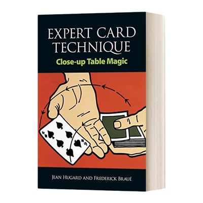 英文原版 Expert Card Technique 专家卡牌技术 特写桌面魔术 英文版 进口英语原版书籍