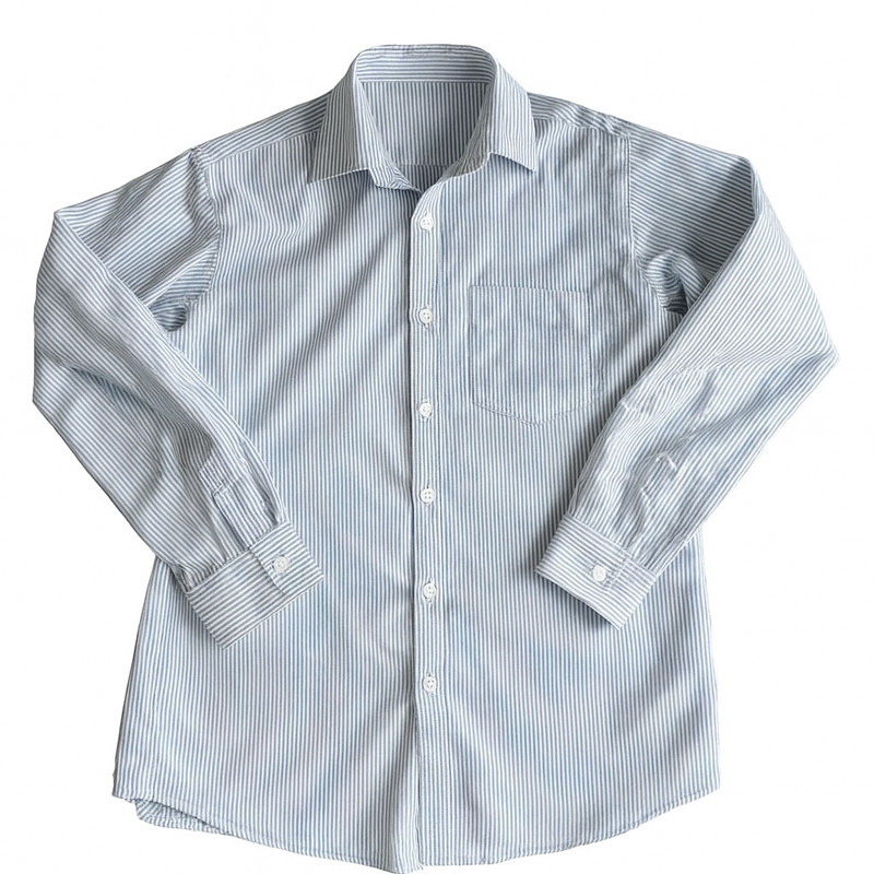 BTTJOB STANDARD SHIRT陈冠希贝壳纽扣宽松舒适翻领长袖复古衬衫