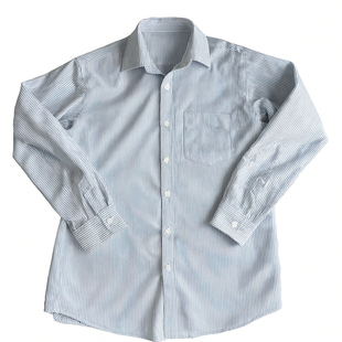 BTTJOB STANDARD SHIRT陈冠希贝壳纽扣宽松舒适翻领长袖复古衬衫