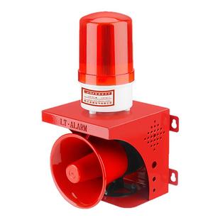 大功率工业声光报警器验厂无线遥控联动消防火警铃喇叭一键警报器