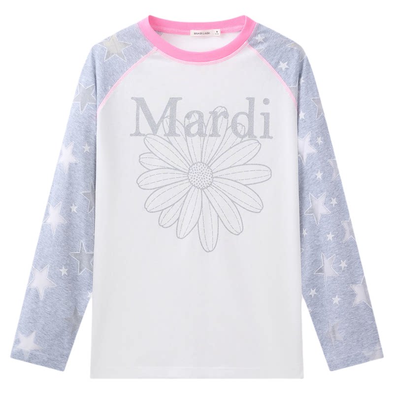 MardiLadin秋季小雏菊圆领卫衣