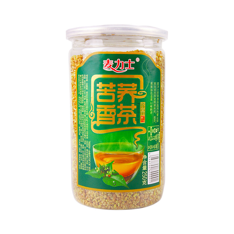 麦力士苦荞茶3瓶内蒙古特产苦荞麦茶麦香型招待茶健康饭店茶饮品