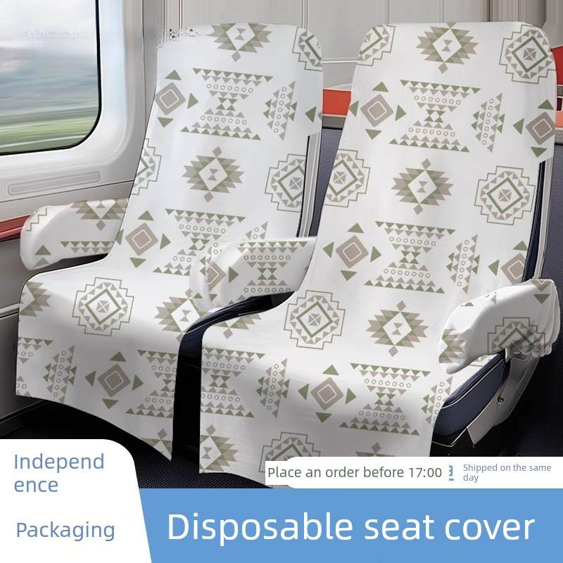 高铁一次性座椅套座套坐垫隔脏垫火车隔脏加厚汽车动车座位小桌板