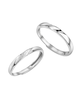 阿吉豆配饰925银小众设计感戒指