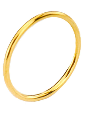 古法钛钢不褪色实心情侣对戒