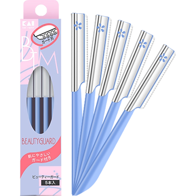 贝印日本进口修眉刀5把