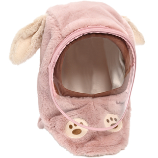 宝宝帽子冬季保暖男女儿童帽围巾一体帽防护面罩护耳套头防风帽子